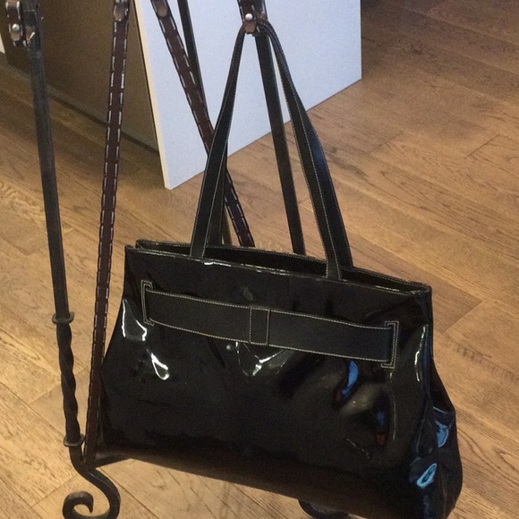 Donald J Pliner patent leather tote - Picture 4 of 12